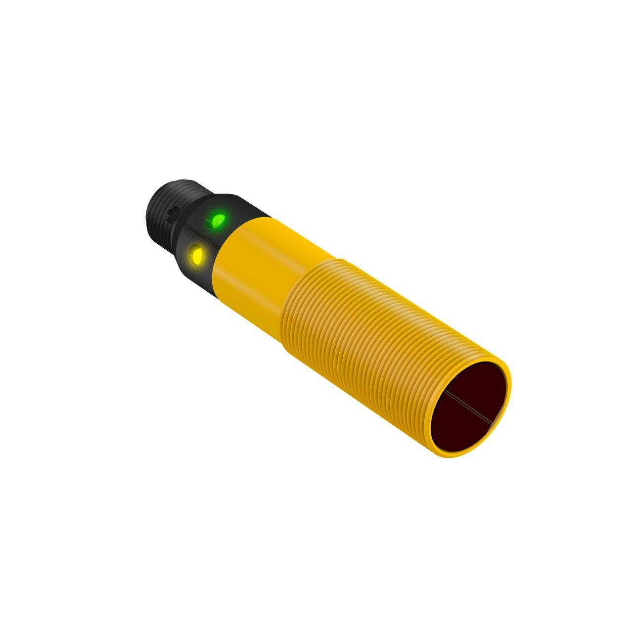 Banner Engineering Photoelectric Sensor; Retro; 18mm Barrel; 2m Range; 10-30VDC; NPN; LO/DO Configurable; M12 QD